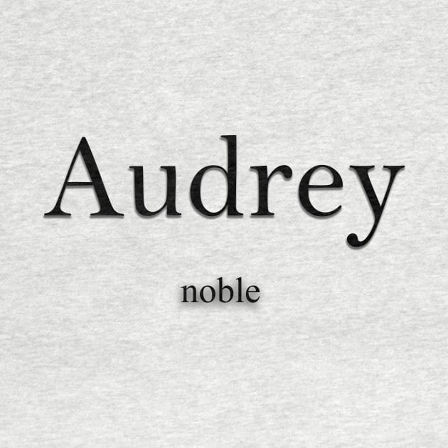 Audrey Name meaning by Demonic cute cat